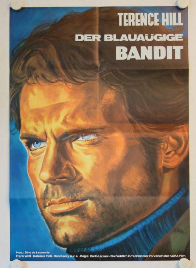 Der blauäugige Bandit originales deutsches Filmplakat